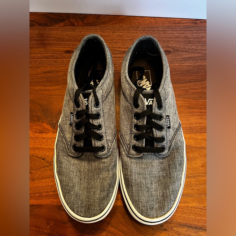 Size 9.5 - VANS Old Skool Off The Wall Skateboarding lace up grey - Picture 3 of 9